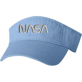 Go All Out Adult NASA Worm Logo Embroidered Visor Dad Hat in Saudi Arabia