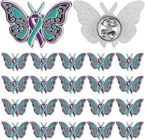Tondiamo 50 Pcs World Suicide Prevention Day Lapel Pins Enamel Lapel Badges Gifts for Party Supplies Decoration Charity Event Supplies in Saudi Arabia
