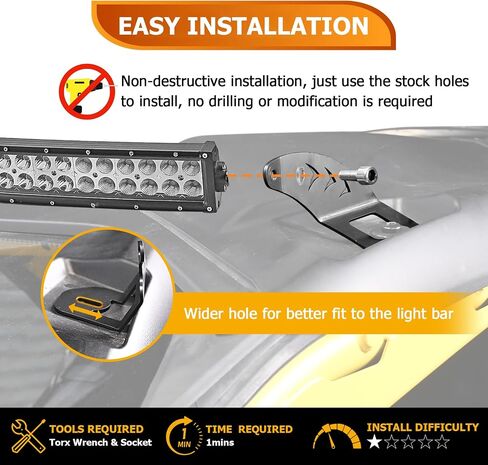 Weisen 42 "240W AMBER & WHITE LED LED LED BAR مع دالة الذاكرة تسخير مفتاح الروك وأسلاك الضوء المتوافقة مع CAN AM MAVERICK R/MAX All Models 2024-2025 in Saudi Arabia