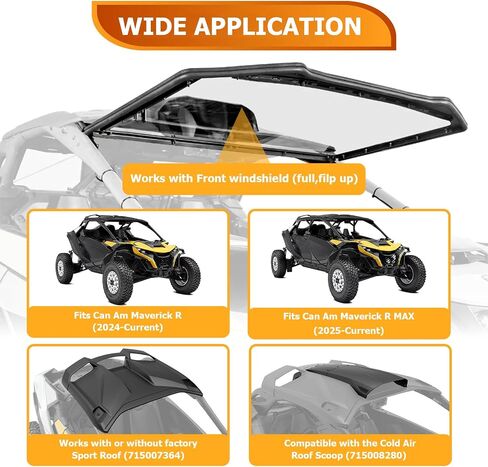 Weisen 42 "240W AMBER & WHITE LED LED LED BAR مع دالة الذاكرة تسخير مفتاح الروك وأسلاك الضوء المتوافقة مع CAN AM MAVERICK R/MAX All Models 2024-2025 in Saudi Arabia