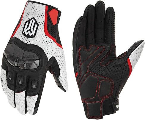 Motocross Riding Protective Vented Leather Motorcycle Gloves in Saudi Arabia