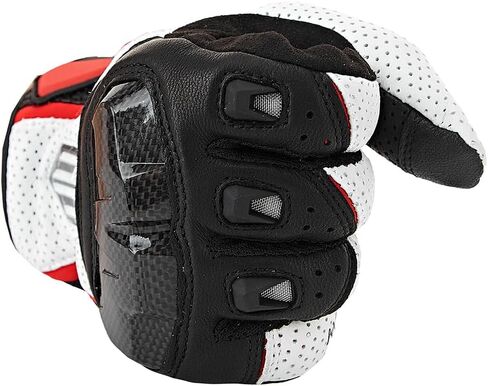 Motocross Riding Protective Vented Leather Motorcycle Gloves in Saudi Arabia