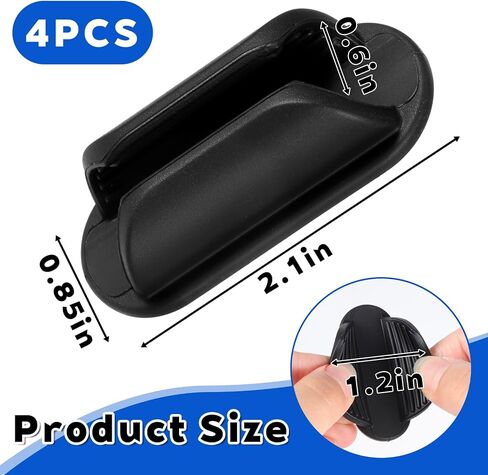 4 Pcs Car Lip Balm Holder Universal Silicone Lipstick Holders No Melt Upright Car Essentials Holder Cute Fun Aesthetic Lipstick Decor Accessories for Women Girl Automotive Interior (Black) in Saudi Arabia