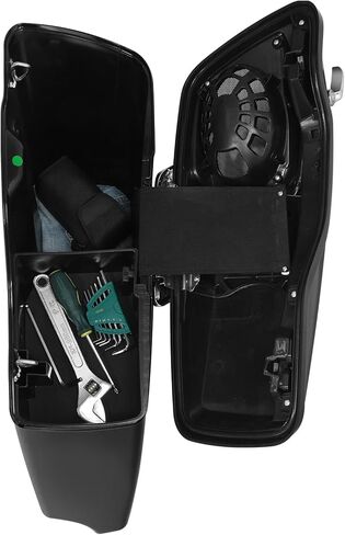 XMT-MOTO Pair Hard Saddlebag Tray Organizer Fit For Harley Touring 2014-LATER,Street Road Glide King in Saudi Arabia