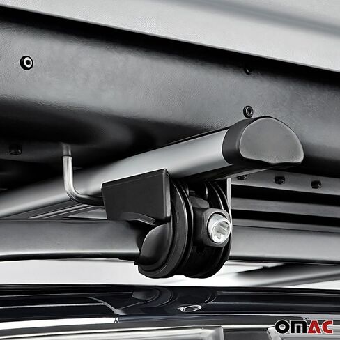 OMAC Aluminium Roof Racks Cross Bars Carrier for Toyota Land Cruiser 1998-2007 Gray 2 Pcs Anti-Theft for Travel Kayak Canoe Surf Ski Snowboard Camping in Saudi Arabia