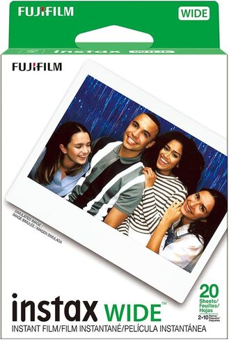 FUJIFILM Instax Wide Films Pack Twin Pack for Instax Wide 210 200 100 300 - Buzzphoto Package (120 ورقة) in Kuwait