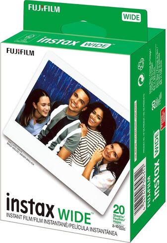 FUJIFILM Instax Wide Films Pack Twin Pack for Instax Wide 210 200 100 300 - Buzzphoto Package (120 ورقة) in Kuwait
