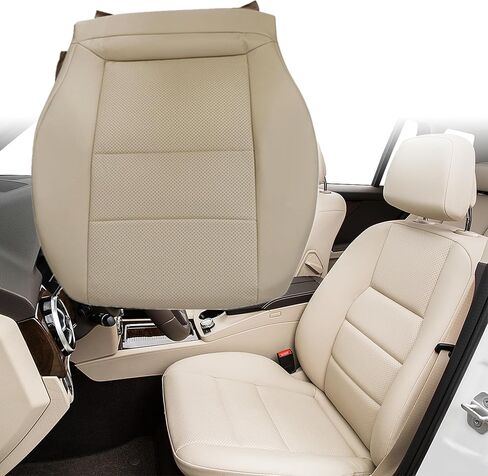 GXARTS SARPANGER Side Side Plusing غطاء مقعد جلدي مثقب العاج متوافق مع مرسيدس Benz GLK250 GLK280 GLK300 GLK350 2008-2015 C250 C300 in Saudi Arabia