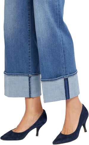 NYDJ Women's Teresa Deep Cuff in Lovesick in Saudi Arabia