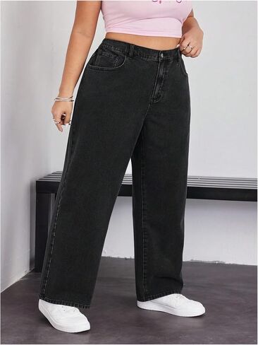 Wdirara Women's Plus Size Seale Bow Proiled Susproided High Cherced Pants in Kuwait
