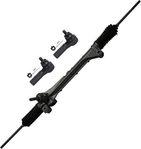 Detroit Axle - Rack and Pinion Kit for 2010-2012 Ford Escape Mazda Tribute Mercury Mariner, 1 Power Steering Rack and Pinion Assembly 2 Front Outer Tie Rods 2011 Replacement in Saudi Arabia