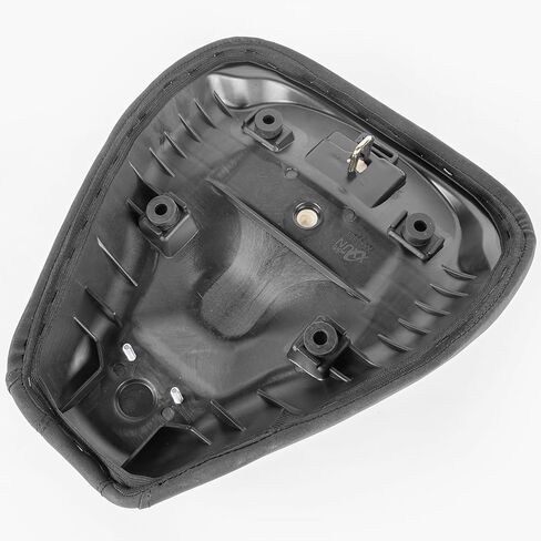 Motorcycle Leather Rider Saddle Solo Front Driver Seat Cushion Pillion Pad Compatible with CT125 Trail Hunter Cub 125 2020 2021 2022 2023 2024 2025, Black in Kuwait