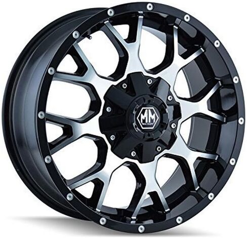 Mayhem Warrior 8015 عجلة الوجه السوداء /الآلي (20 × 9. بوصة /5 × 127 مم ، إزاحة 0 مم) in Saudi Arabia
