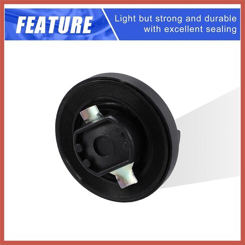 ACROPIX محرك الوقود خزان الغاز غطاء قابس زيت الغاز استبدال 12180-46031 لكزس ES300 1994-2003 ل Toyota Sienna 1998-2006 قطع غيار السيارة السوداء in Saudi Arabia