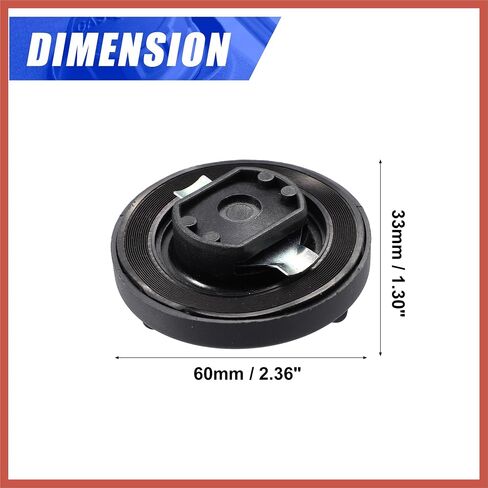 ACROPIX محرك الوقود خزان الغاز غطاء قابس زيت الغاز استبدال 12180-46031 لكزس ES300 1994-2003 ل Toyota Sienna 1998-2006 قطع غيار السيارة السوداء in Saudi Arabia