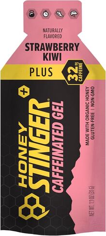 Honey Stinger Organic Salted Caramel Energy Gel, Caffeinated & Gluten Free, for Exercise, Running and Performance, Sports Nutrition for Home & Gym, Pre and Mid Workout, 12 Pack, 13.2 Ounce in Saudi Arabia