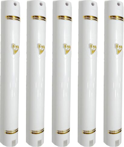 علبة Mezuzah البلاستيكية مع القليل من التصميم الذاتي للعصا المائية المقاومة للماء التي تباع في وحدة 5 أجزاء in Kuwait
