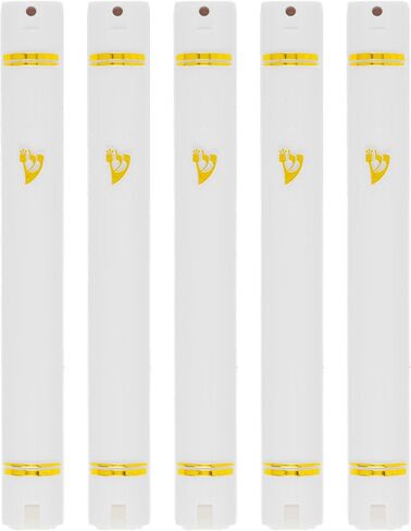 علبة Mezuzah البلاستيكية مع القليل من التصميم الذاتي للعصا المائية المقاومة للماء التي تباع في وحدة 5 أجزاء in Kuwait