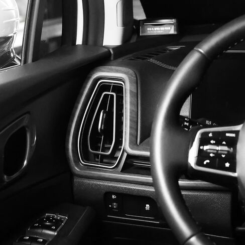 Youtoocar 2PCS Dashboard Dashboard Covers تتوافق مع Kia Sorento 2024-2025 الملحقات (الحبوب الخشبية) in Kuwait