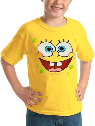 Spongebob Sqaurepants - Patrick Star Classic Face Youth Kids T-Shirt in Saudi Arabia