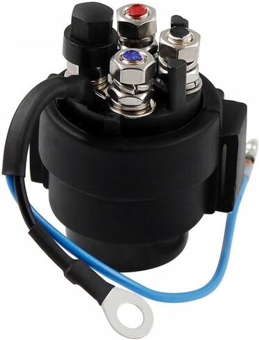 Universal 12V Starter Relay Solenoid for 1999-2004 Tilt Motors Compatible with 570188 TRM6006 240-58025 6E5-8195A-00-00 F100TLR in Saudi Arabia