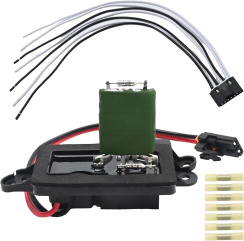 مجموعة المقاوم للمحركات المنفخة HVAC مع تسخير 89019088 973-405 بديل لـ Chevy Silverado 2003-2006 Tahoe Avalanche Suburban GMC Sierra Cadillac Escalade 89018308 89018596 in Saudi Arabia