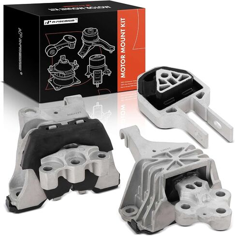 A-Premium 3PCS Engine Motor Mount Transmission Mount and Torque Strut Mount Set Compatible with Dodge Dart 2013 2014 2015 2016 L4 2.0L, Automatic Transmission, Replace# 68081488AH, 68081491AF in Saudi Arabia