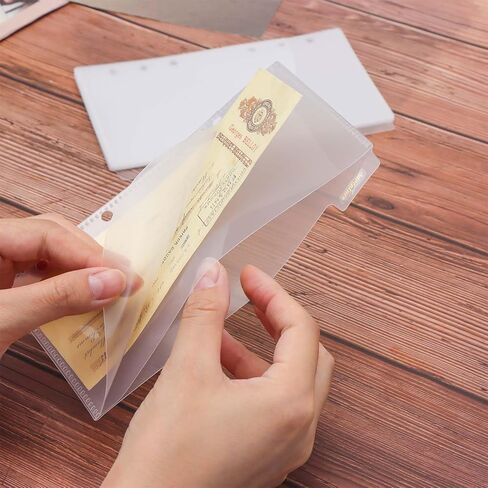 NatSumeBasics 12 A6 Binder Pockets Dividers Purple A6 Cash Stuffing Envelopes with Tab for 6 Ring Budgeting Planner Inserts Supplies Accessories (Purple) in Kuwait