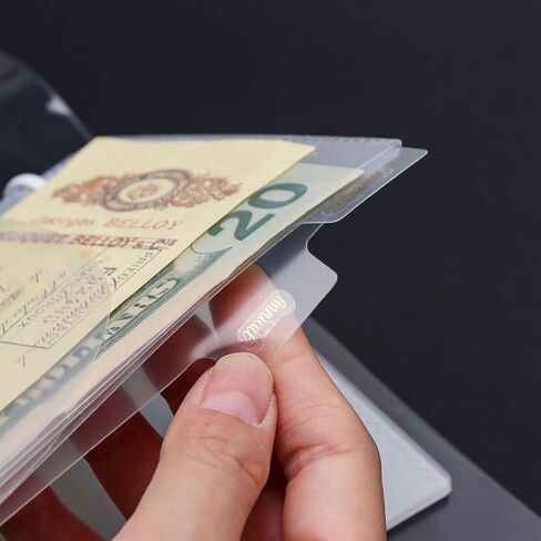 NatSumeBasics 12 A6 Binder Pockets Dividers Purple A6 Cash Stuffing Envelopes with Tab for 6 Ring Budgeting Planner Inserts Supplies Accessories (Purple) in Kuwait