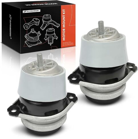 مجموعة محرك المحرك اليسرى A-Premium 2PCS متوافق مع Audi Q7 2008-2015 3.0L ، Q7 2007-2010 3.6L 4.2L & Porsche Cayenne 2004-2006 & 2008-2010 & Volkswagen Touareg 2004-2017 in Kuwait