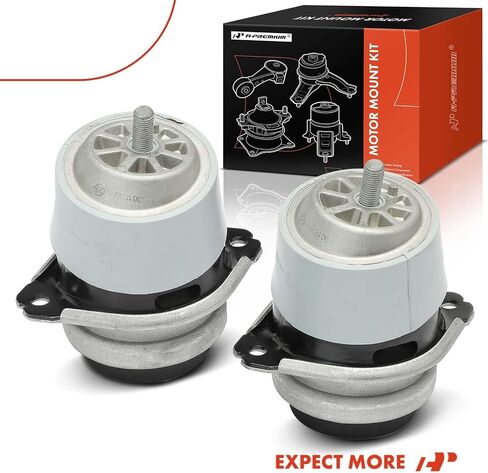مجموعة محرك المحرك اليسرى A-Premium 2PCS متوافق مع Audi Q7 2008-2015 3.0L ، Q7 2007-2010 3.6L 4.2L & Porsche Cayenne 2004-2006 & 2008-2010 & Volkswagen Touareg 2004-2017 in Kuwait