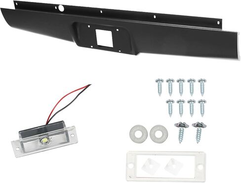 Black Rear Steel Bumper Roll Pan Replacement for 2004 2005 2006 2007 2008 2009 2010 2011 2012 Colorado Canyon in Saudi Arabia