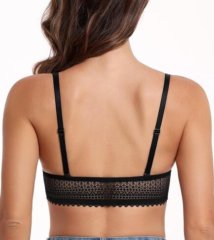 HACI Women's Plunge V Push Up Bra Front Closure Plus Size Racerback Underwire Tshirt Padded Lace in Kuwait