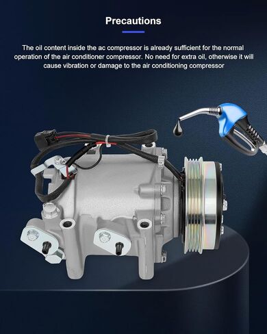 ECCPP A/C Compressor with Clutch 2010-2014 for Honda Insight 1.3L 2011-2016 for Honda CR-Z 1.5L AC Compressor in Saudi Arabia