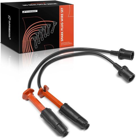 A-Premium 2PCS Spark Plug Wires Compatible with Mercedes-Benz C230 1997-2000/2002 2.3L, SLK230 1998-2003 2.3L in Saudi Arabia