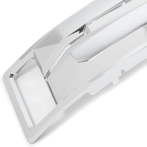 HECASA Grille Overlay Compatible with 2017-2019 Ford Super Duty F250 F350 F450 XL XLT Chrome Snap On Bumper Grill Cover Overlay W/Swelling Binder (NOT A Replacement) in Saudi Arabia