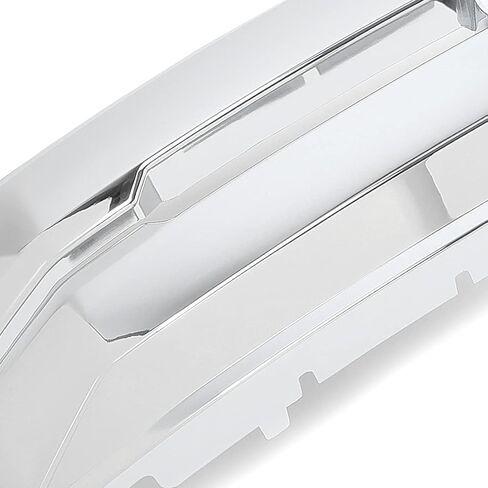 HECASA Grille Overlay Compatible with 2017-2019 Ford Super Duty F250 F350 F450 XL XLT Chrome Snap On Bumper Grill Cover Overlay W/Swelling Binder (NOT A Replacement) in Saudi Arabia