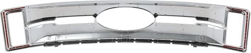 HECASA Grille Overlay Compatible with 2017-2019 Ford Super Duty F250 F350 F450 XL XLT Chrome Snap On Bumper Grill Cover Overlay W/Swelling Binder (NOT A Replacement) in Saudi Arabia