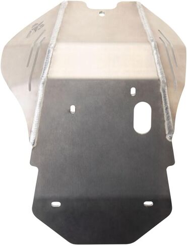 Tusk Aluminum Skid Plate Silver Compatible with Honda CRF230F 2003-2019 in Saudi Arabia