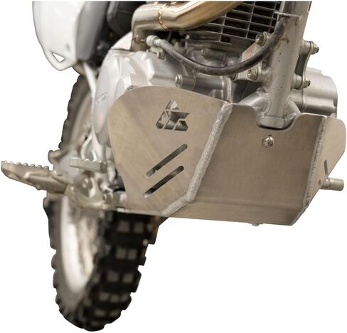 Tusk Aluminum Skid Plate Silver Compatible with Honda CRF230F 2003-2019 in Saudi Arabia