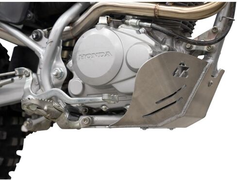 Tusk Aluminum Skid Plate Silver Compatible with Honda CRF230F 2003-2019 in Saudi Arabia