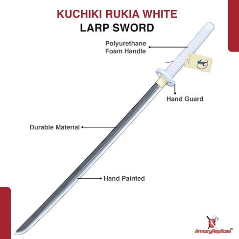 Armory Replicas™ Sode-Inspired Foam Katana | 39.25" Polyurethane Cosplay Sword with 10mm Core & Detachable Guard in Saudi Arabia