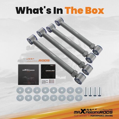 MaxPeedingRods 0-6 "أذرع التحكم الأمامية ل Dodge RAM 1500 2500 3500 1994-2009 مع 4-6 بوصة ، مجموعة ذراع التحكم القابلة للتعديل in Saudi Arabia