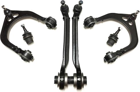 PartsW - 6 Pc Suspension kit Lower Ball Joints Adjustable Upper Control Arms Left & Right Lower Control Arms for RWD Vehicles Fits Chrysler 300/Chrysler 300/Dodge Challenger in Saudi Arabia