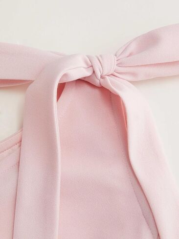 CIDER Mini Dress Bowknot Bubble Hem High Waist Cocktail Party Dresses Elegant Short Sleeve Boat Neck Dress in Saudi Arabia