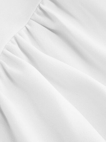 CIDER Mini Dress Bowknot Bubble Hem High Waist Cocktail Party Dresses Elegant Short Sleeve Boat Neck Dress in Saudi Arabia