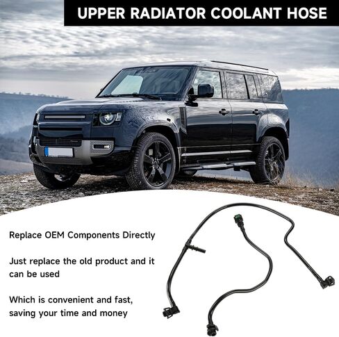 Upper Radiator Coolant Hose - Compatible for Land Rover Discovery 2017-2020 for Land Rover Range Rover 2013-2022 for Defender 2022-2023 - Replace Part LR146301 LR035630 in Saudi Arabia
