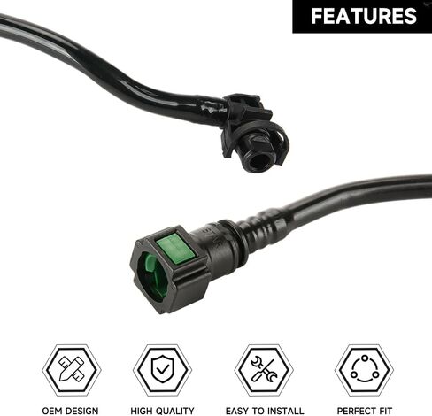 Upper Radiator Coolant Hose - Compatible for Land Rover Discovery 2017-2020 for Land Rover Range Rover 2013-2022 for Defender 2022-2023 - Replace Part LR146301 LR035630 in Saudi Arabia