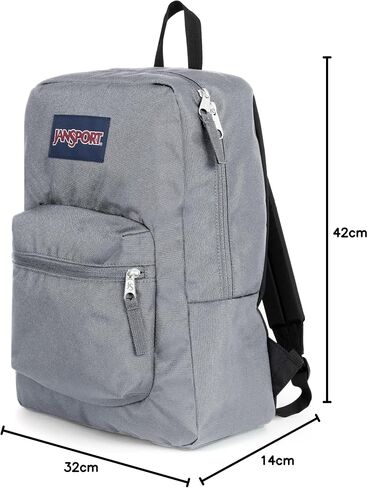 حقيبة Jansport ، حقيبة ظهر للجنسين للبالغين ، رمادي (رمادي) ، 42 × 32x14 in Saudi Arabia