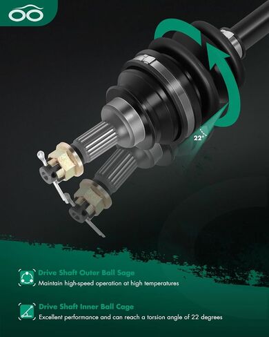 SCITOO CV Axle Drive Shaft Assembly 2005-2017 fitS for Honda Foreman Rubicon 500 650 680 Front Left Right in Saudi Arabia